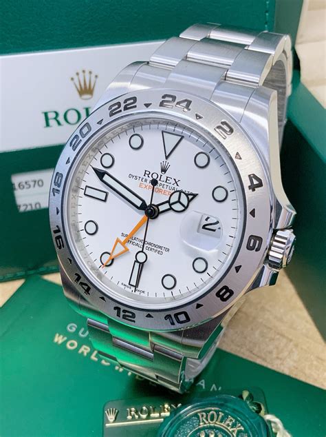 rolex explorer 42mm wrist shot|Rolex explorer 2 42mm white.